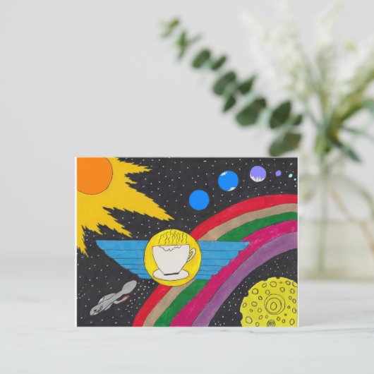 Raketentreibstoff.3-1 Postkarte (Stehend Vorderseite)