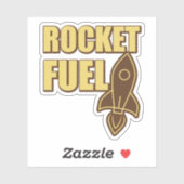 Raketentreibstoff Aufkleber (Blatt)