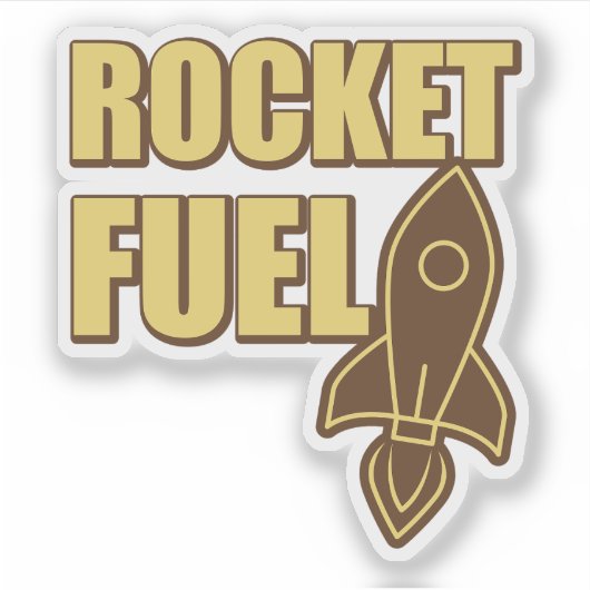 Raketentreibstoff Aufkleber (Vorderseite)
