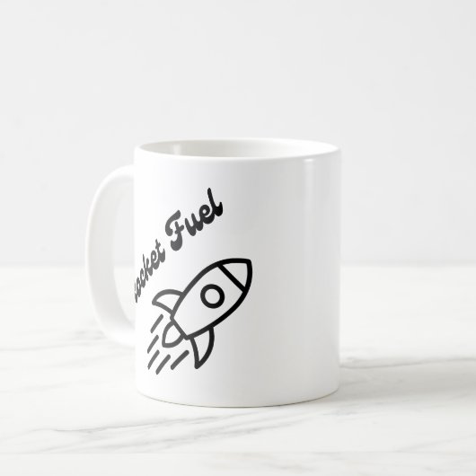Raketentreibstoff Kaffeetasse (Vorderseite Links)