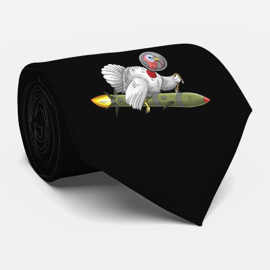 Raketentüre Krawatte (Gerollt)