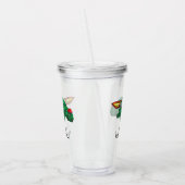 Raketenturve Acryltrinkbecher (Links)