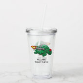 Raketenturve Acryltrinkbecher (Rückseite)