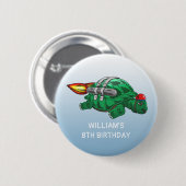 Raketenturve Button (Vorne & Hinten)