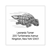 Raketenturve Gummistempel (Prägung)