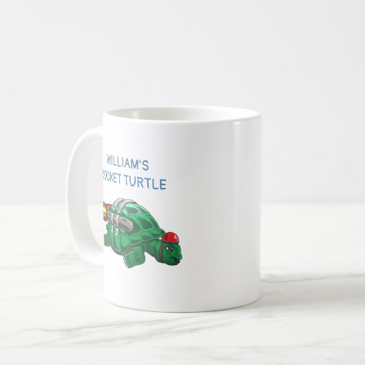 Raketenturve Kaffeetasse (Vorderseite Links)