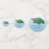 Raketenturve Konfetti (Rückseiten)