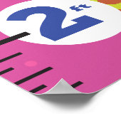 Raketenwachstumsdiagramm. Poster (Ecke)