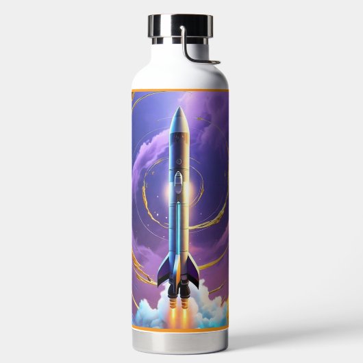 "Raketenweg" Trinkflasche (links)