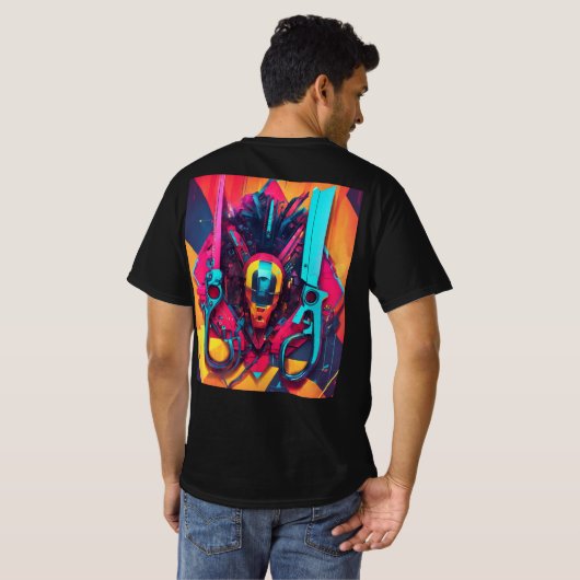 Raketenwerfer T-Shirt (Schwarz voll)