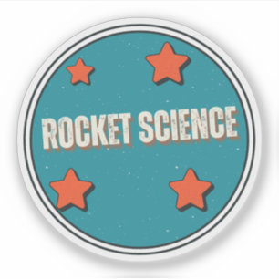 Raketenwissenschaft Aufkleber