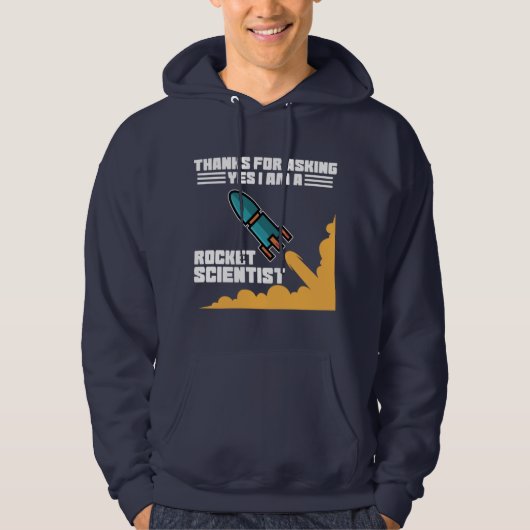 Raketenwissenschaftler Hoodie (Vorderseite)