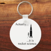 Raketenwissenschaftler Schlüsselanhänger (Vorderseite)