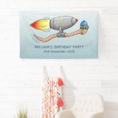 Raketenwurm Banner (Insitu)