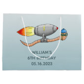 Raketenwurm Große Geschenktüte (Rückseite)