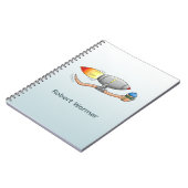 Raketenwurm Notizblock (Linke Seite)