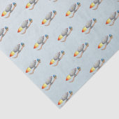 Raketenwürmer Seidenpapier (Detail)