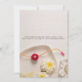 Rakhi Flat card Feiertagskarte (Rückseite)