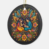 Rakhi-Liebe Keramik Ornament (Links)