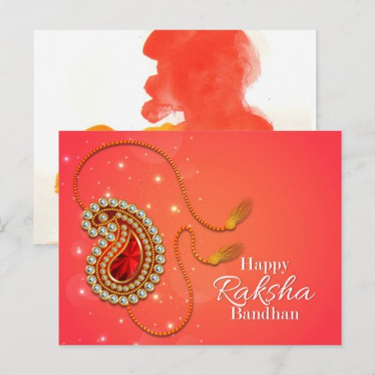 Rakhi Special Postcard Postkarte (Vorne/Hinten)