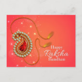 Rakhi Special Postcard Postkarte (Vorderseite)