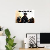 Rakkasan 101. Im Flugzeug Poster (Heimbüro)