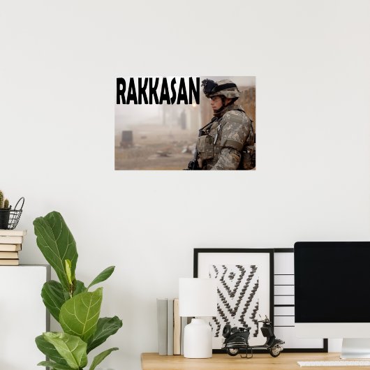 Rakkasan 101. Im Flugzeug Poster (Heimbüro)