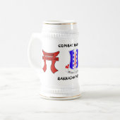 Rakkasan 187. Inf. Ausrichtung. Kampf (Pre-101st.) Bierglas (Vorderseite Links)