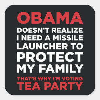 Rakle Launchers Quadratischer Aufkleber