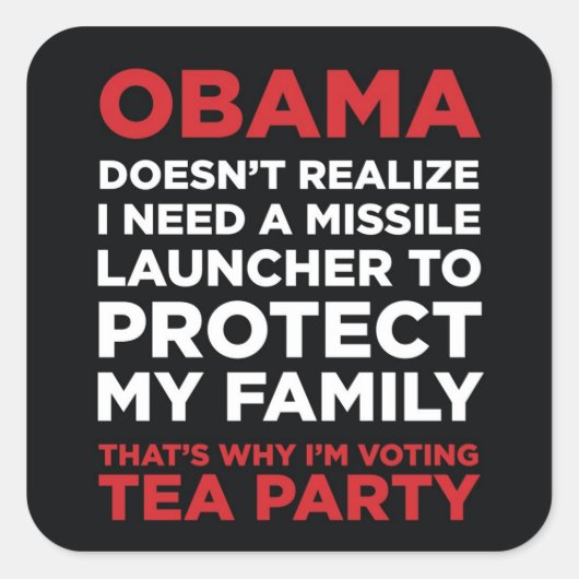 Rakle Launchers Quadratischer Aufkleber (Vorderseite)