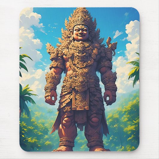 „Raksasa Nusantara“ (Riese des Archipels) Mousepad (Vorne)
