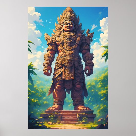 “Raksasa Nusantara” (Riese des Archipels) Poster (Vorne)