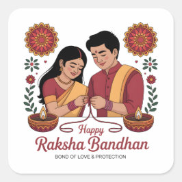 Raksha Bandhan Aufkleber