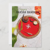 Raksha Bandhan card Feiertagskarte (Vorderseite)