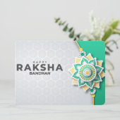 Raksha Bandhan Feiertagskarte (Stehend Vorderseite)
