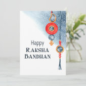 Raksha Bandhan Greeting Card Karte (Stehend Vorderseite)