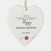 Raksha bandhan, happy rakhi card, keramik ornament (Rechts)