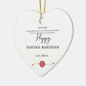 Raksha bandhan, happy rakhi card, keramik ornament (Links)