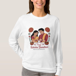 Raksha Bandhan Langarm-T-Shirt für Frauen T-Shirt