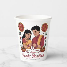 Raksha Bandhan Paper cup Pappbecher
