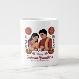 Raksha Bandhan Spezial-Mug Jumbo-Tasse