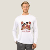 Raksha Bandhan Tri-Blend Langarmshirt Shirt (Vorderseite komplett)