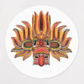 Raksha Mask Etiketten (Design 2)
