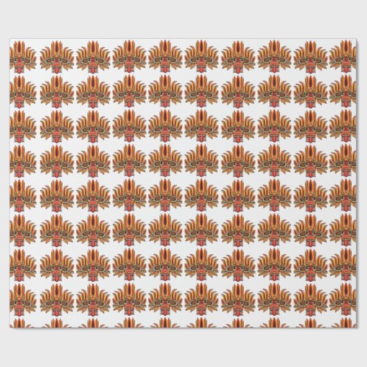 Raksha Mask Geschenkpapier (Flach)