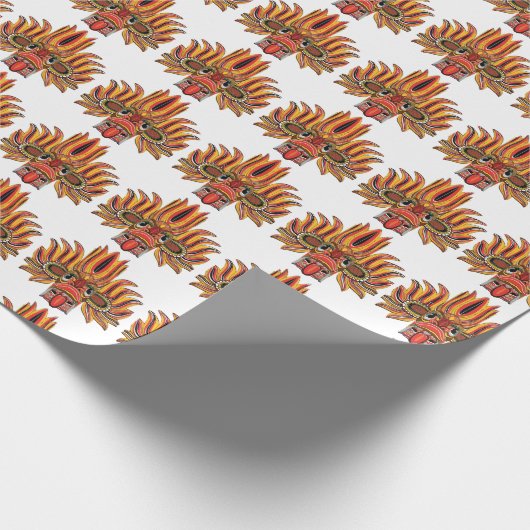 Raksha Mask Geschenkpapier (Ecke)