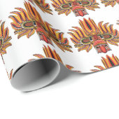 Raksha Mask Geschenkpapier (Rolleneckpunkt)