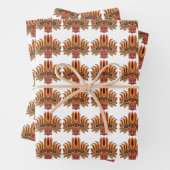 Raksha Mask Geschenkpapier Set (Beispiel)
