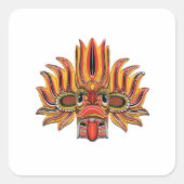 Raksha Quadratischer Aufkleber (Vorderseite)