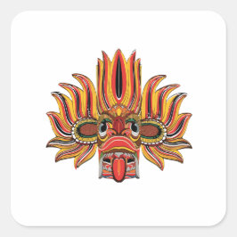 Raksha Quadratischer Aufkleber