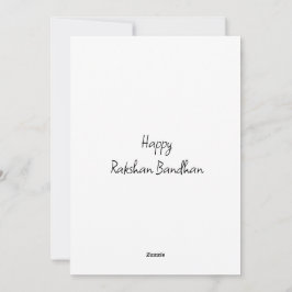 Rakshan Bandhan Holiday Card Feiertagskarte